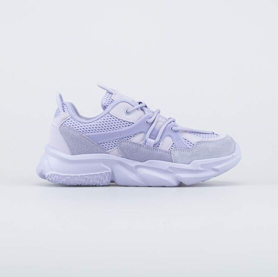 744216-74 Кроссовки со светоотражающим материалом для девочки сиреневый фото №2