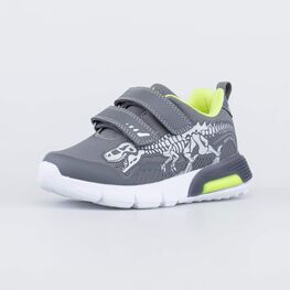344437-72 Кроссовки с LED и Softshell для мальчики серый