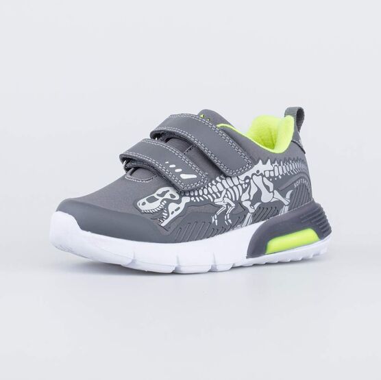 344437-72 Кроссовки с LED и Softshell для мальчики серый