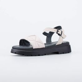 723027-22 Летние босоножки для девочки бежевый