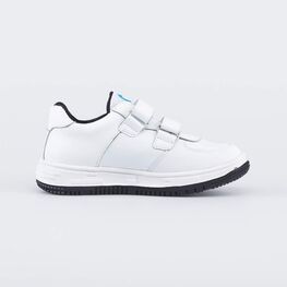 332157-71 Полуботинки для дошкольника для мальчики бел-чер фото №2