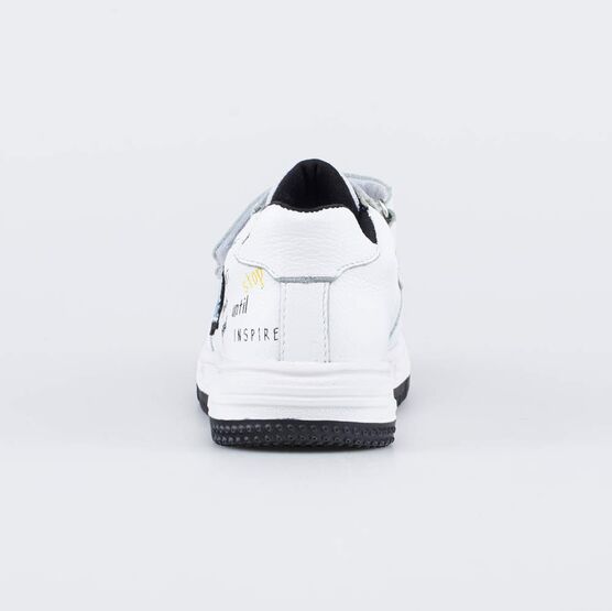 332157-71 Полуботинки для дошкольника для мальчики бел-чер фото №5