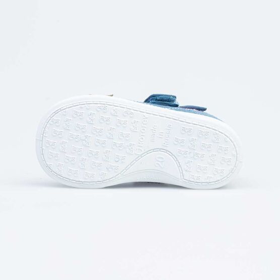 131149-11 Текстильная обувь для девочки голубой фото №3