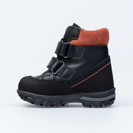 152264-53 Зимние ботинки для мальчика для мальчики черный фото №2
