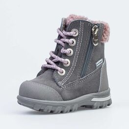 152296-51 Сапожки для девочки серый