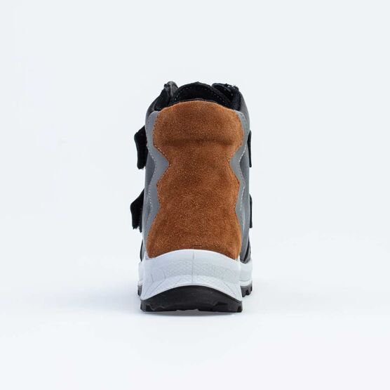 252177-52 Зимние ботинки для мальчика для мальчики черный фото №5