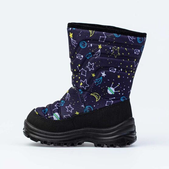 264007-45 Сапожки-дутики Космос для мальчики светло-синий фото №2