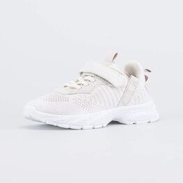 544229-12 Текстильные кроссовки для девочки Нежный беж для девочки бежевый