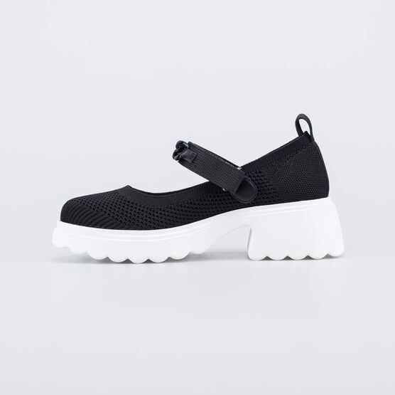 631149-72 Туфли из вязаного текстиля для девочки черный фото №2