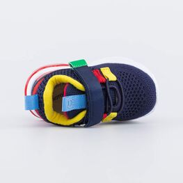 344421-11 Кроссовки с LED подсветкой на подошве для мальчики син-цве фото №4