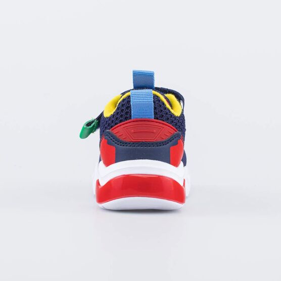 344421-11 Кроссовки с LED подсветкой на подошве для мальчики син-цве фото №5