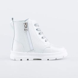 352354-22 Ботинки из натуральной кожи Крылья Феи для девочки серебристый фото №2