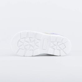 352354-22 Ботинки из натуральной кожи Крылья Феи для девочки серебристый фото №3