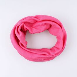 7WBURU-042 Шарф-трансформер тонкий NORVEG, розовый для универсальные 