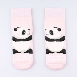 07842332-20 Носки детские махровые Панда для девочки розовый