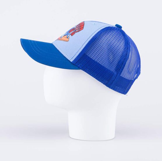 07709081-40 Кепка-бейсболка с сеткой для мальчика Акула для мальчики синий фото №3