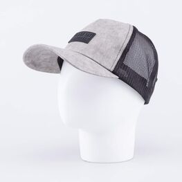 07709086-40 Кепка-бейсболка с сеткой для мальчика серый для мальчики серый фото №2