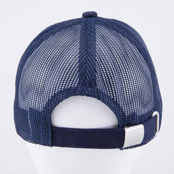 07709088-40 Кепка-бейсболка с сеткой для мальчика синий для мальчики синий + бежевый фото №5