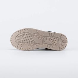 732435-12 Кожаные полуботинки-кеды для девочки для девочки черный,бежевый фото №3