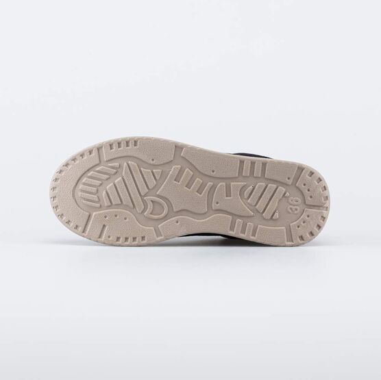 732435-12 Кожаные полуботинки-кеды для девочки для девочки черный,бежевый фото №3