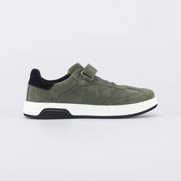 732443-11 Велюровые кеды для мальчика оливковые для мальчики оливковый фото №2