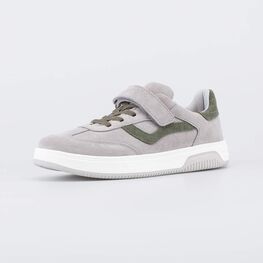 732443-12 Велюровые кеды для мальчика серые для мальчики серый