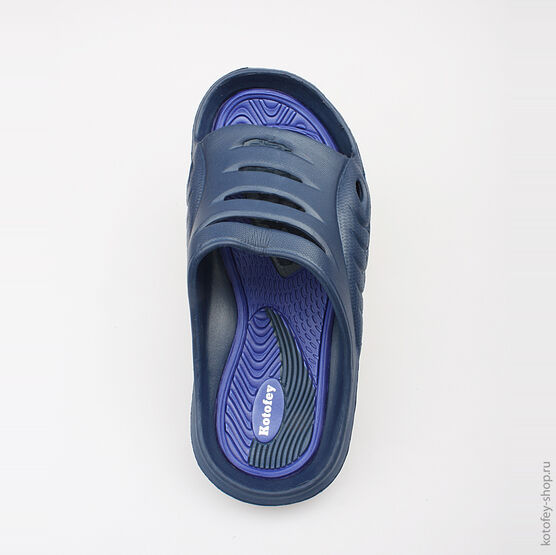 525011-01 Пляжная обувь синяя для мальчики светло-синий фото №4