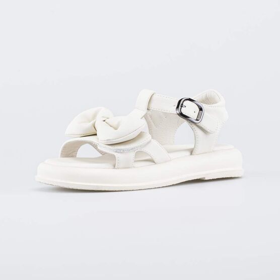 623030-71 Бежевые босоножки для девочки Бант для девочки бежевый