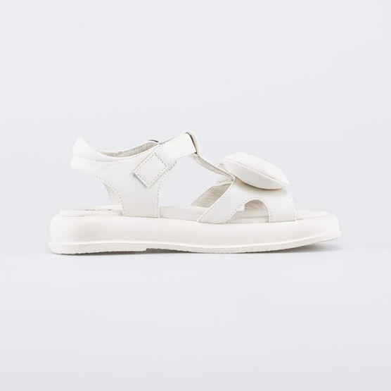 623030-71 Бежевые босоножки для девочки Бант для девочки бежевый фото №2