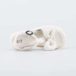 623030-71 Бежевые босоножки для девочки Бант для девочки бежевый фото №4