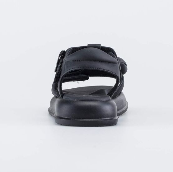 623030-72 Черные босоножки для девочки Бант для девочки черный фото №5