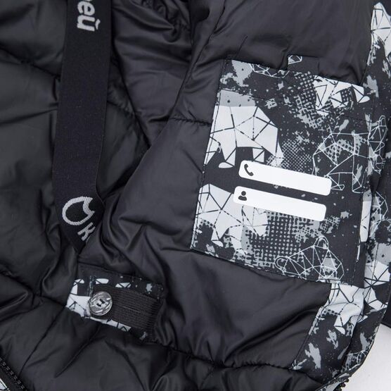 07769042-42 Зимний комбинезон Медведи черно-белый для мальчики черно-белый фото №5