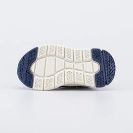 144302-12 Детские кроссовки Softshell для мальчики серый + синий фото №3