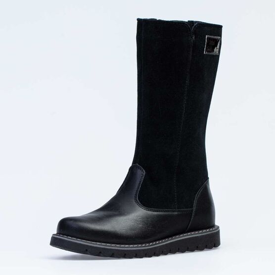 662143-32 Сапожки для девочки черный