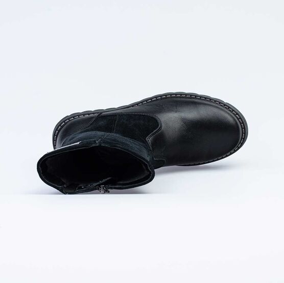 662143-32 Сапожки для девочки черный фото №4