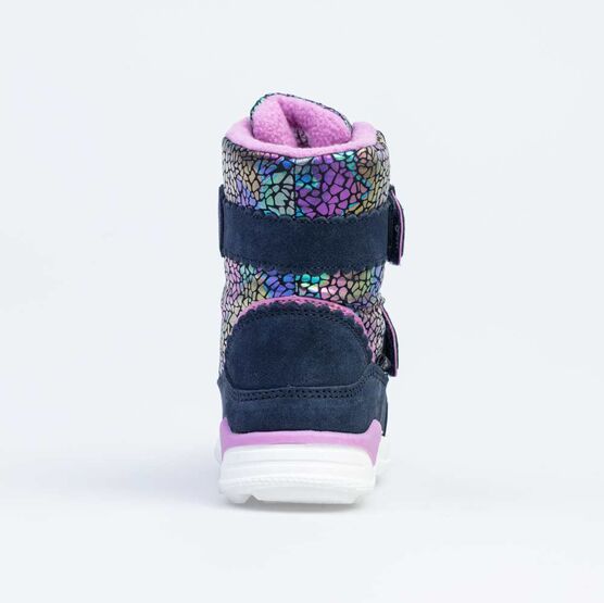 454831-42 Мембранные ботинки для девочки син-роз фото №5