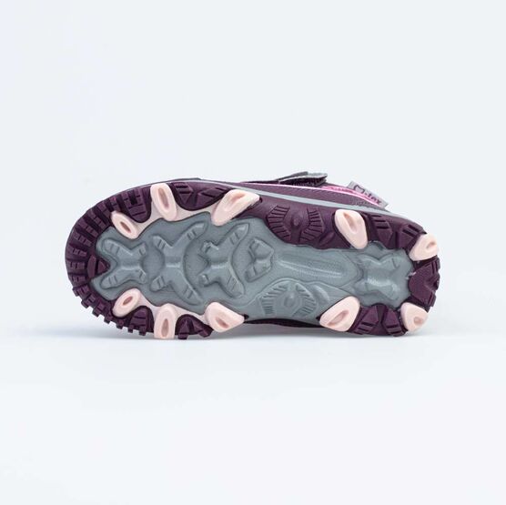 454809-46 Мембранные ботинки с LED-подсветкой для девочки фио-сир фото №3