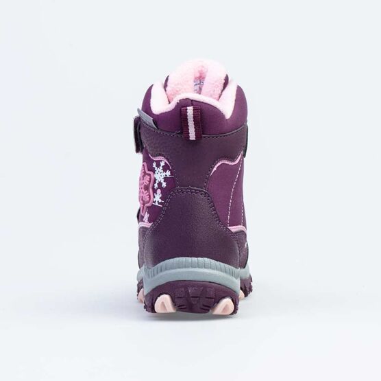 454809-46 Мембранные ботинки с LED-подсветкой для девочки фио-сир фото №5