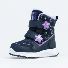 254985-41 Мембранные ботинки для девочки светло-синий