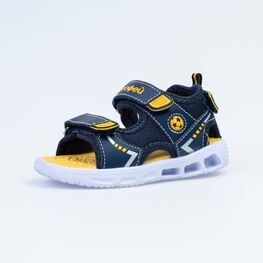 124005-12 Пляжная обувь для мальчики син-жел