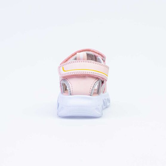 123013-12 Пляжная обувь с LED-подсветкой на подошве для девочки розовый фото №5