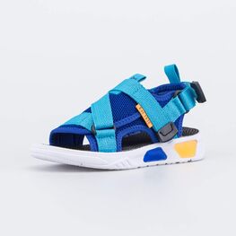 521056-11 Пляжные сандалии для мальчики синий + голубой