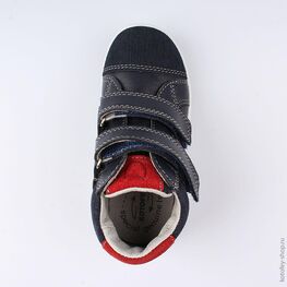 352220-21 Ботинки для мальчики син-кра фото №4