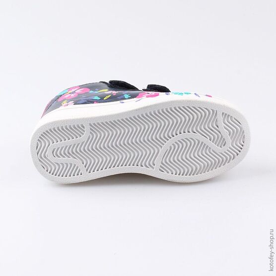 354026-22 Ботинки для девочки син-роз фото №3