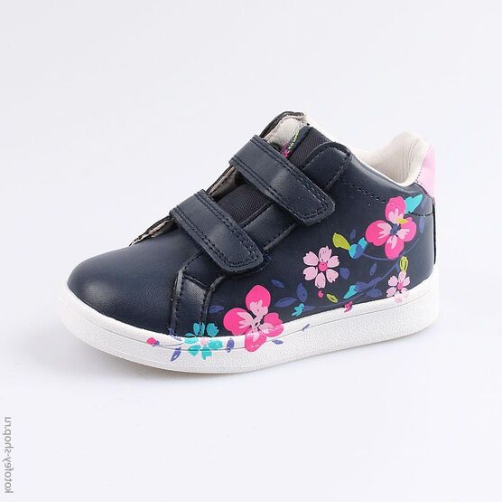 354026-22 Ботинки для девочки син-роз