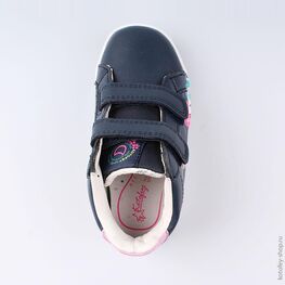 354026-22 Ботинки для девочки син-роз фото №4