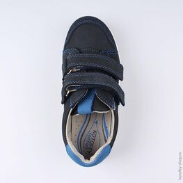 432145-21 Полуботинки для мальчики светло-синий фото №4