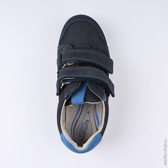 432145-21 Полуботинки для мальчики светло-синий фото №4
