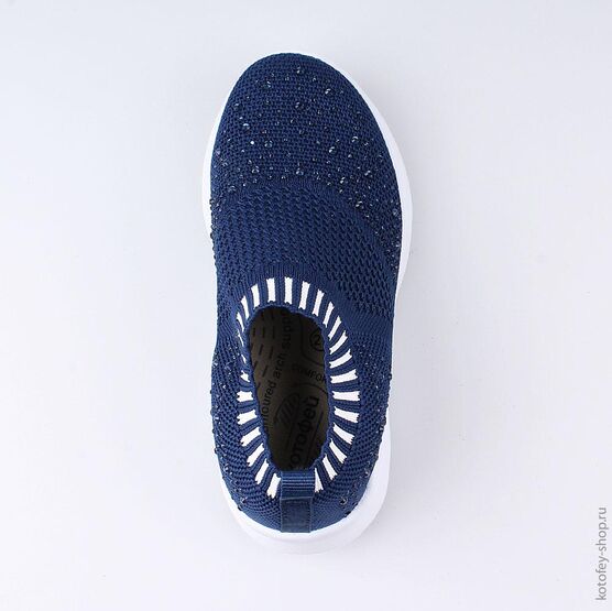 441004-11 Кроссовки для девочки светло-синий фото №4