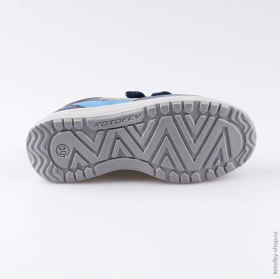 532134-23 Полуботинки для мальчики светло-синий фото №3